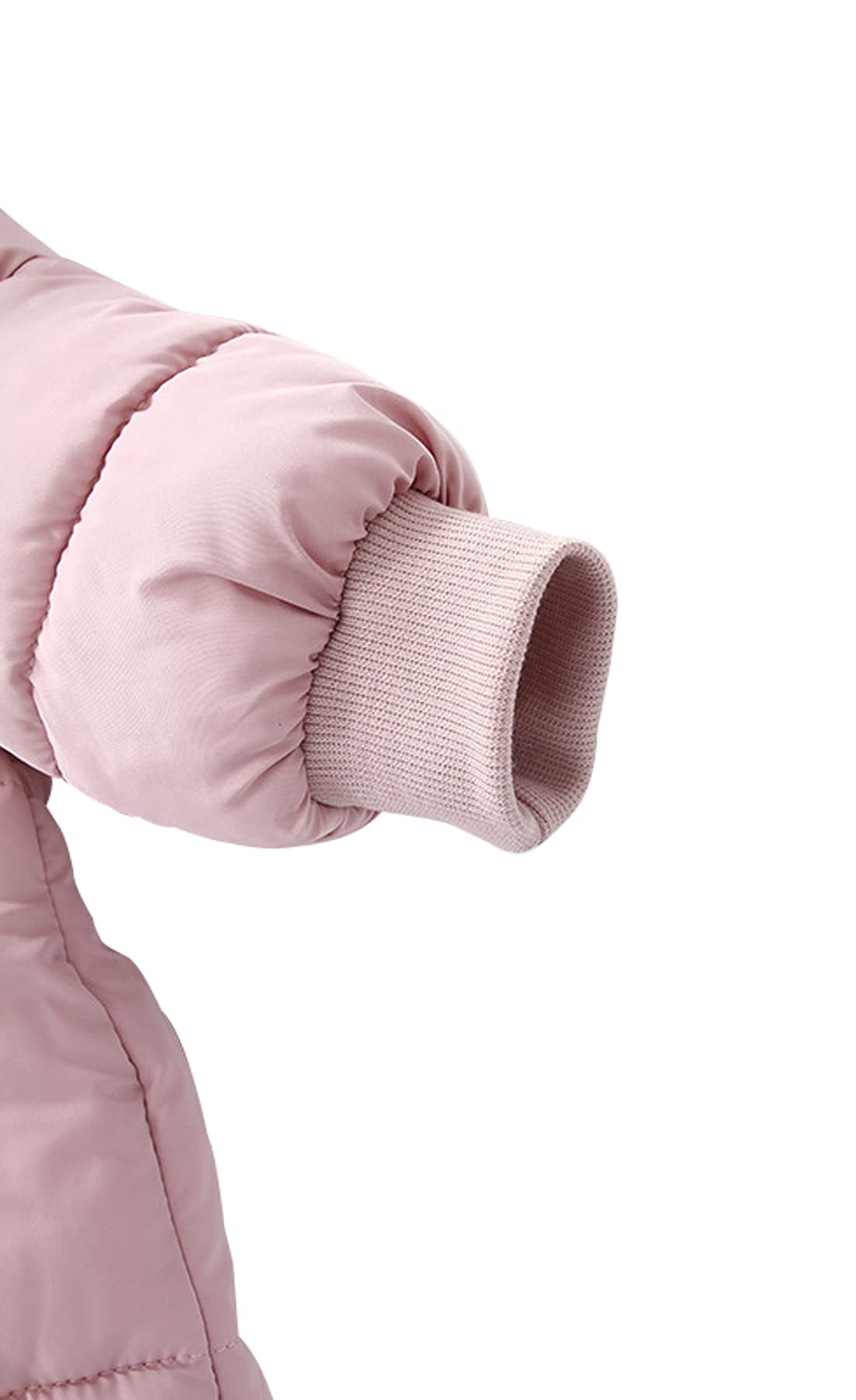 **DINGDONG'S CLOSET Baby Boys & Girls Winter Snowsuit - Hooded Star Puffer Jacket with Mittens, Warm Padded Outwear for Cold Weather - Perfect for Snow Play, Outdoor Adventures & Winter Travel**