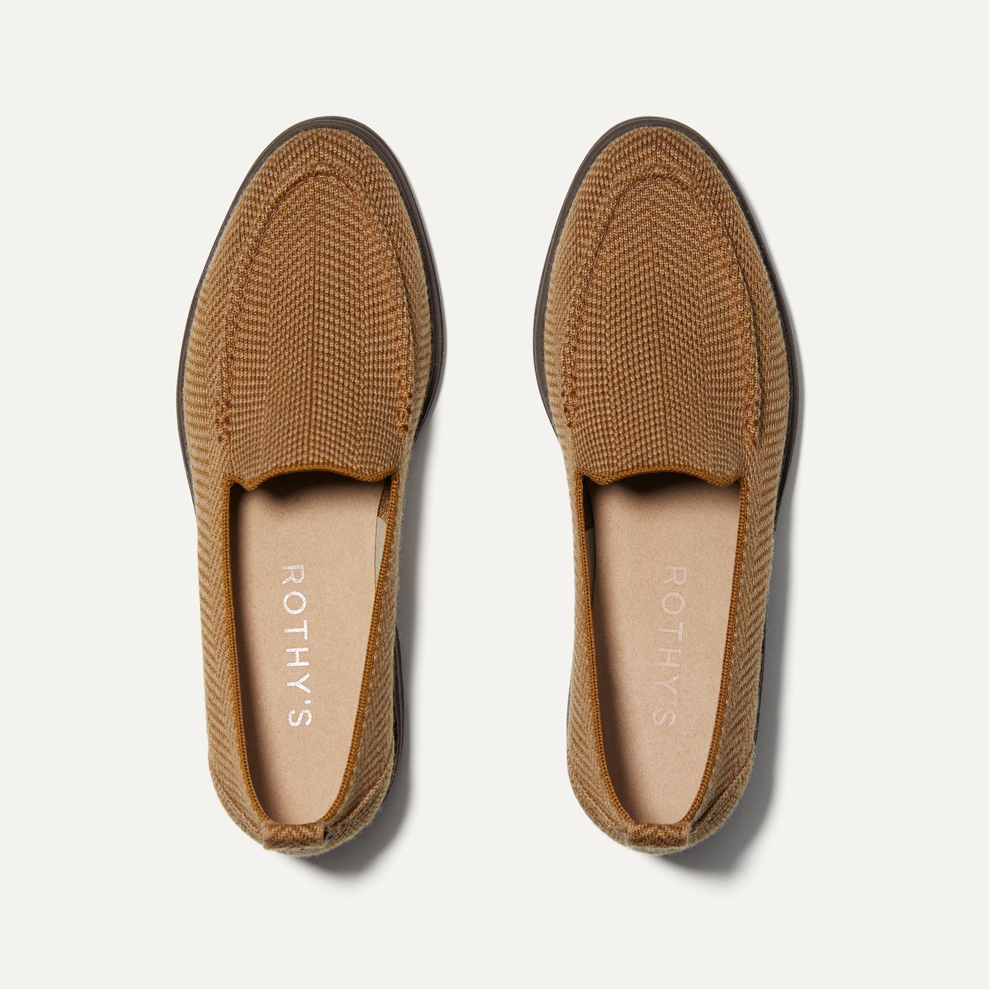 Premium Teak Herringbone Lug Loafer - Comfortable & Stylish Men's Casual Shoes for Work, Travel & Everyday Wear