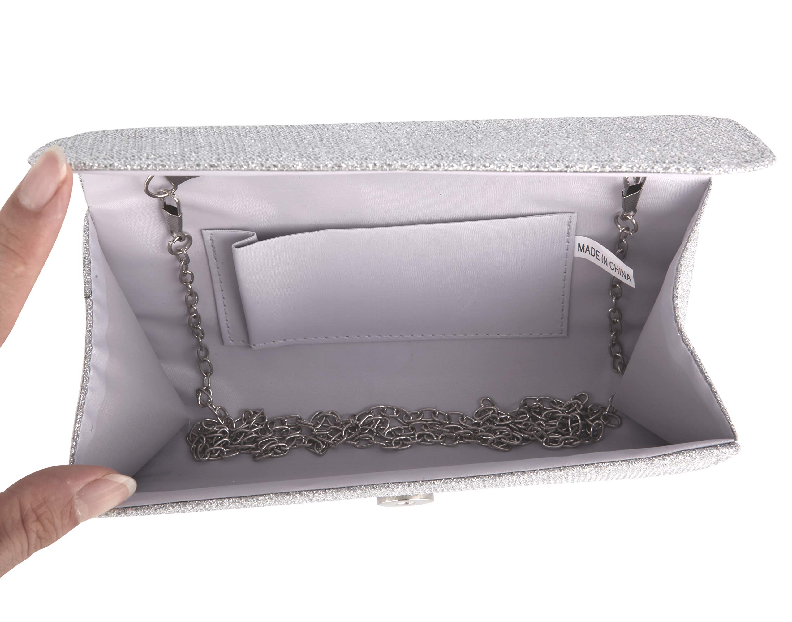 Sparkling Women's Clutch Purse - Elegant Evening & Party Bag for Outings