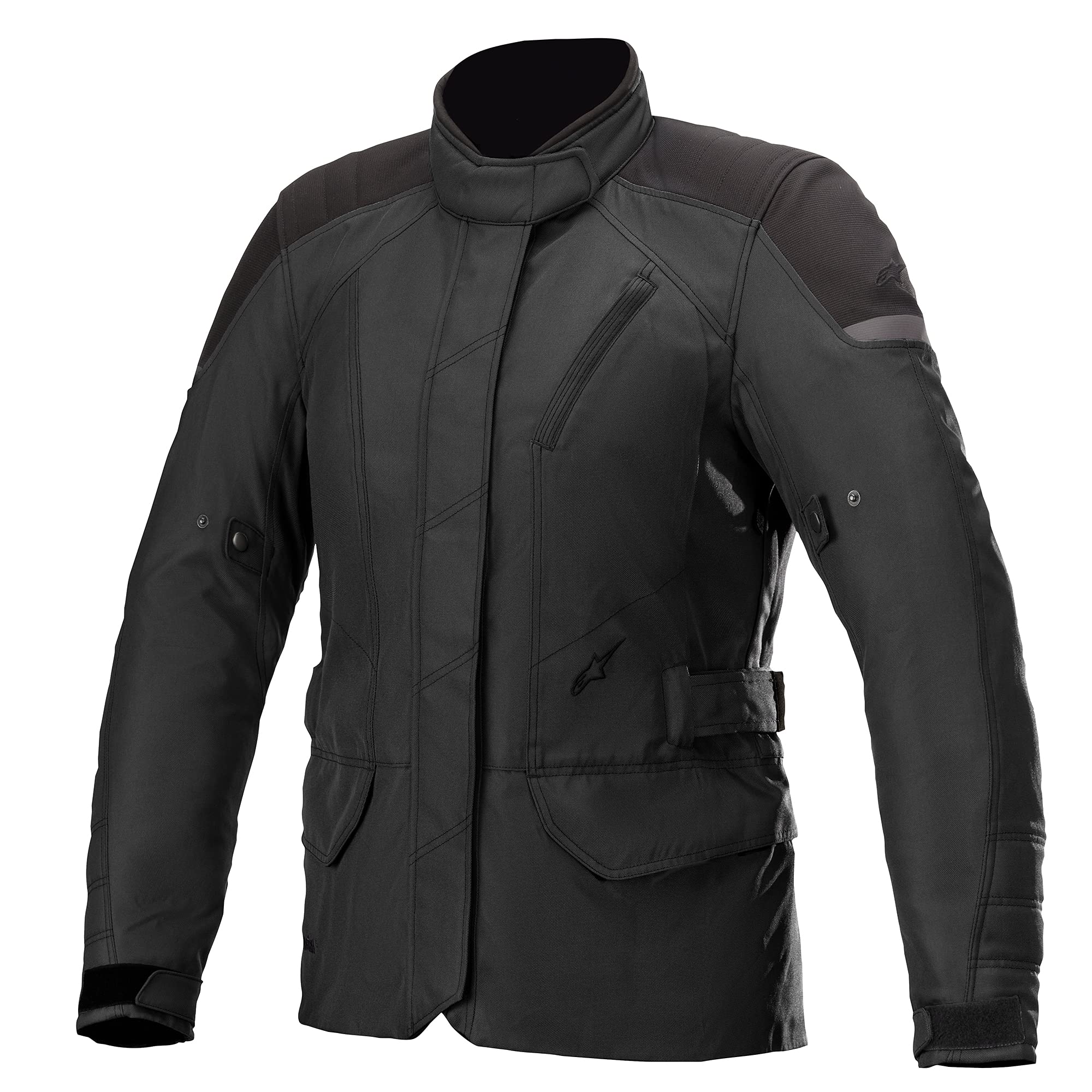 Alpinestars Stella Gravity Drystar Women's Motorcycle Jacket - Large, Black - Waterproof & Windproof Riding Gear for Commuting & Adventure Motorcycling