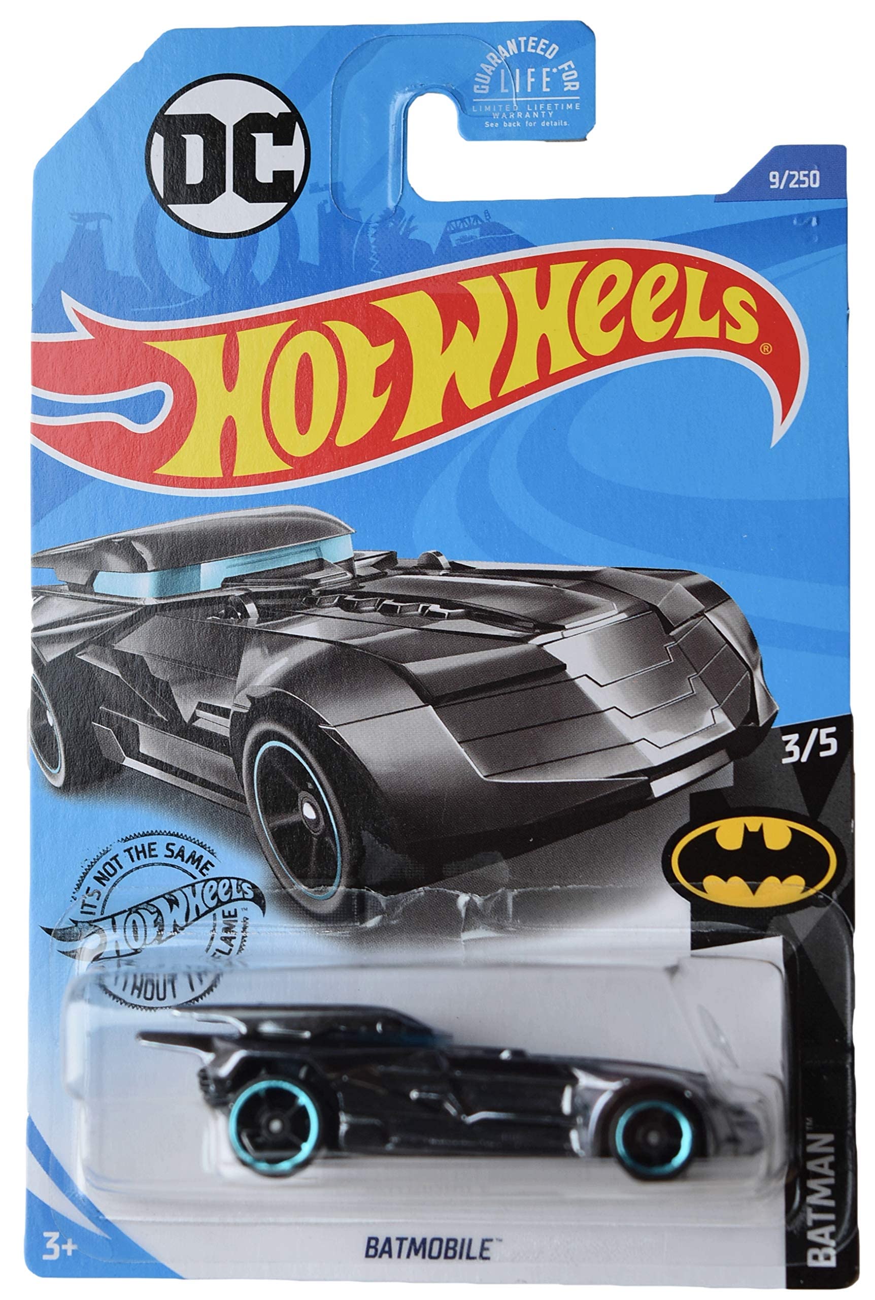 Hot Wheels Batmobile Die-Cast Car - 9/250 Batman 3/5 Collectible Toy for Kids & Adults - Perfect for Display, Gifts, and Playtime