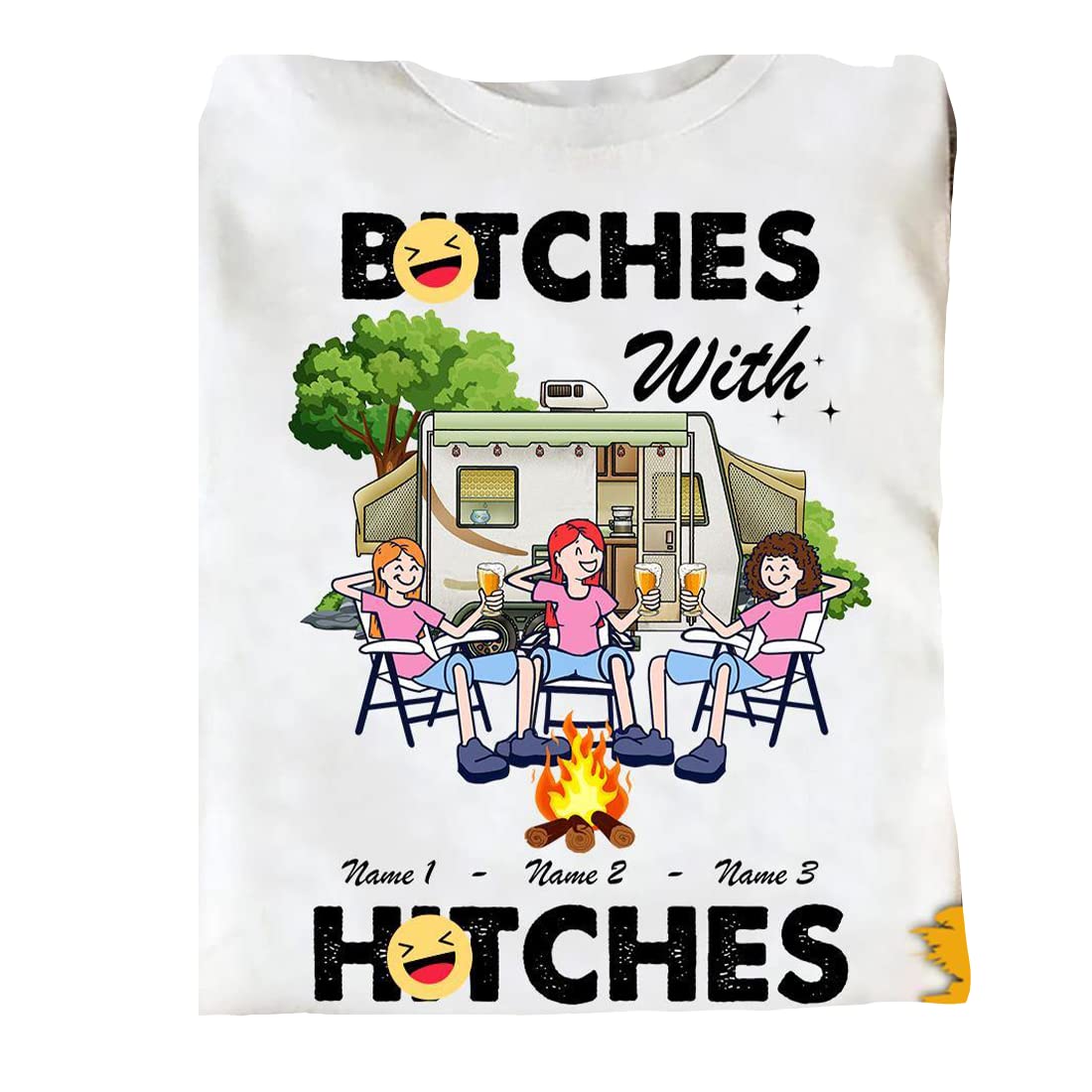 Premium American Cotton Knit T-Shirts - Breathable Short Sleeve Camping Shirts for Men & Women | Customizable Unisex Tees | Outdoor Hiking, Travel & Casual Wear