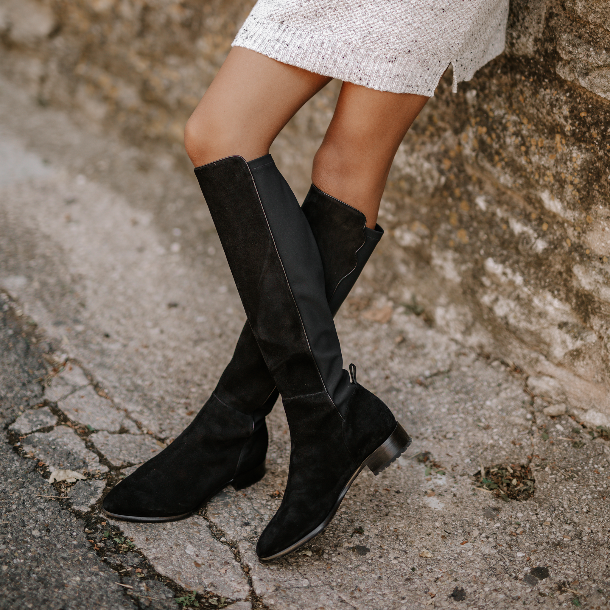 Best Stretchy Boots for Women - Comfortable & Flexible Winter Boots for Wide Calves - Perfect for Snow, Hiking & Outdoor Activities
