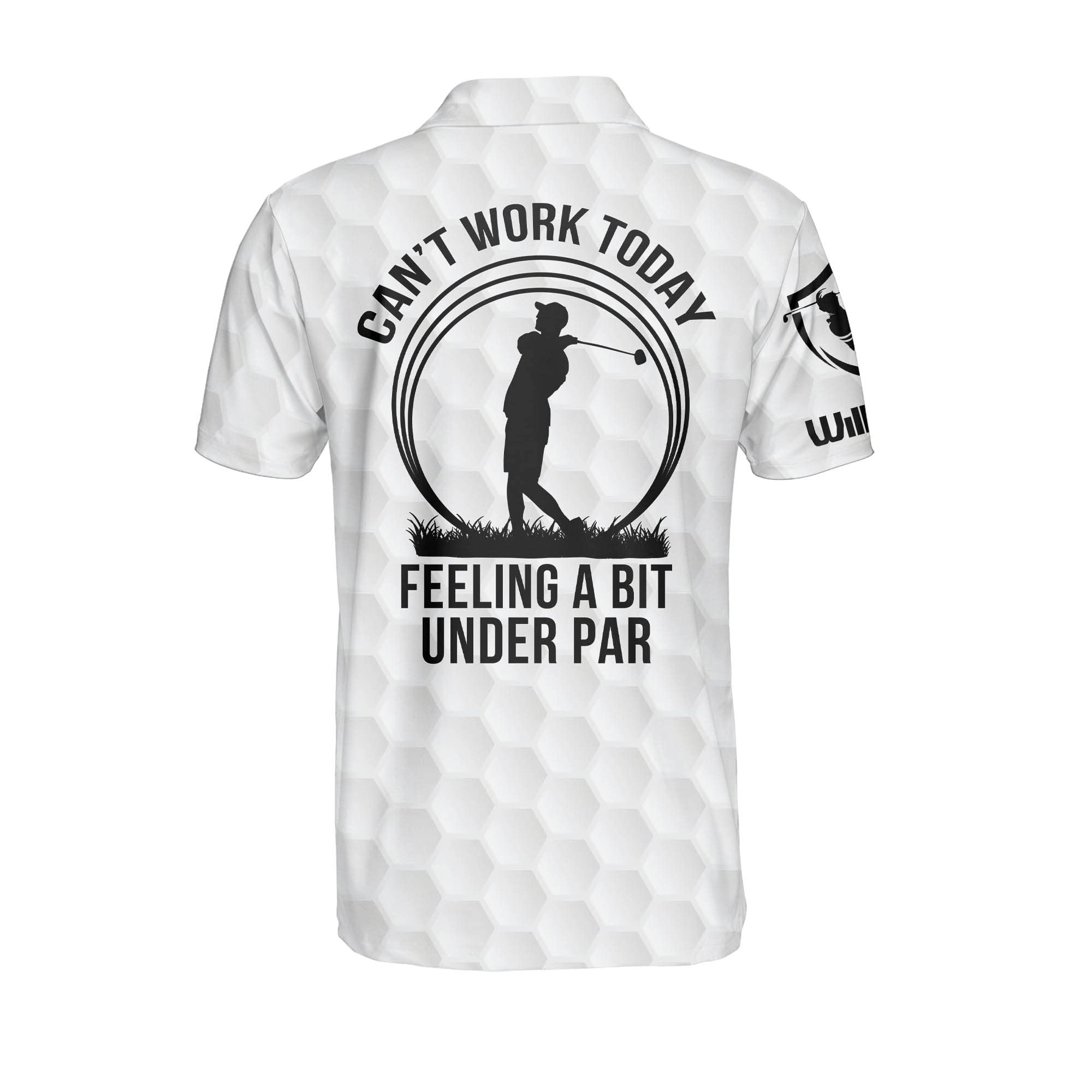 Custom Funny Golf Polo Shirts for Men - Breathable Short Sleeve Dry Fit Performance Shirt | Perfect for Golf Tournaments, Casual Wear & Father's Day Gifts