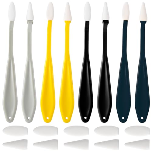 Gray, Yellow, Black, Blue