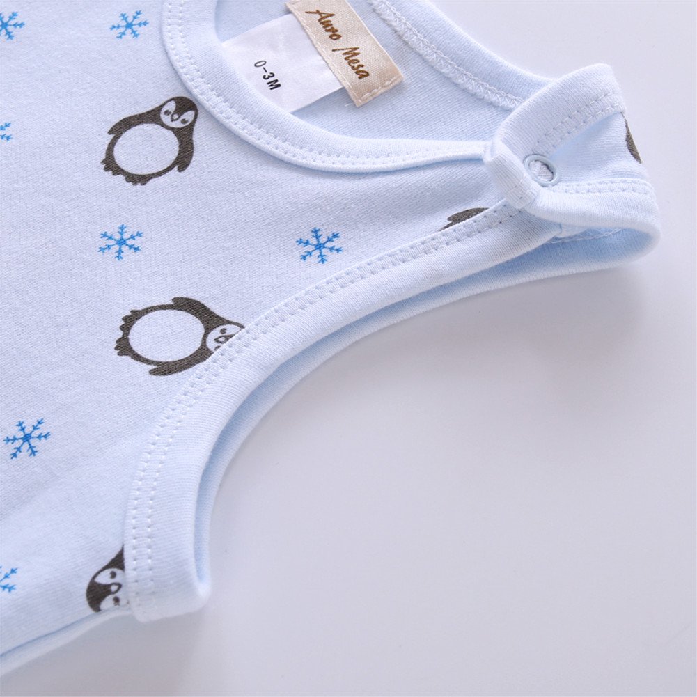 Adorable Penguin Baby Overalls - Long Sleeve Bodysuit Outfits for Newborns | Soft & Comfortable Infant Clothes for Winter, Photo Shoots & Daily Wear