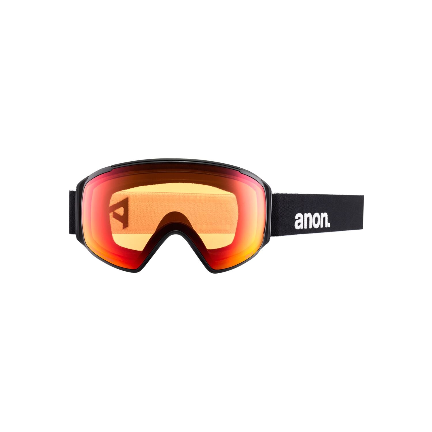 Anon M4S Toric Goggle - Black with Perceive Sunny Red Lens - Ski & Snowboard Goggles for Men & Women - Anti-Fog, UV Protection for Winter Sports & Outdoor Activities