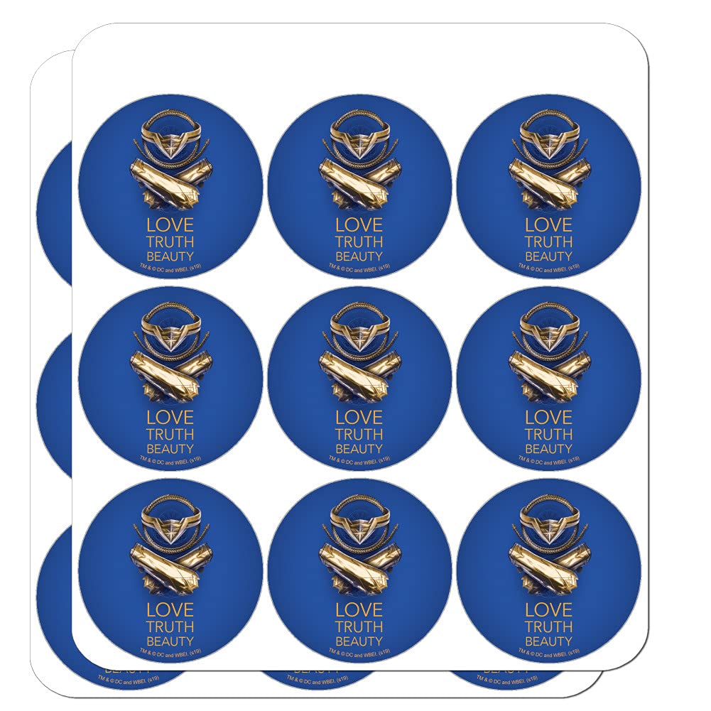 Wonder Woman Movie Themed Planner Stickers - Love, Truth, Beauty Collection for Scrapbooking, Journaling & Crafting - Perfect for Bullet Journals, DIY Projects & Gift Giving