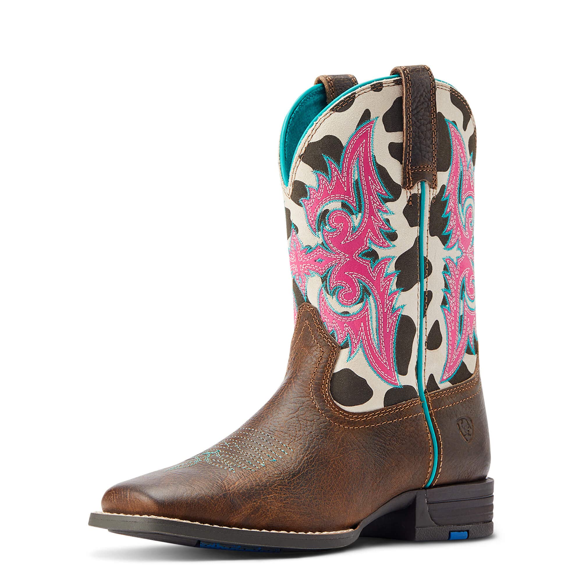 Ariat Kids' Lonestar Western Boot - Durable Leather Cowboy Boots for Boys & Girls - Perfect for Rodeo, Horse Riding & Country Style Fashion
