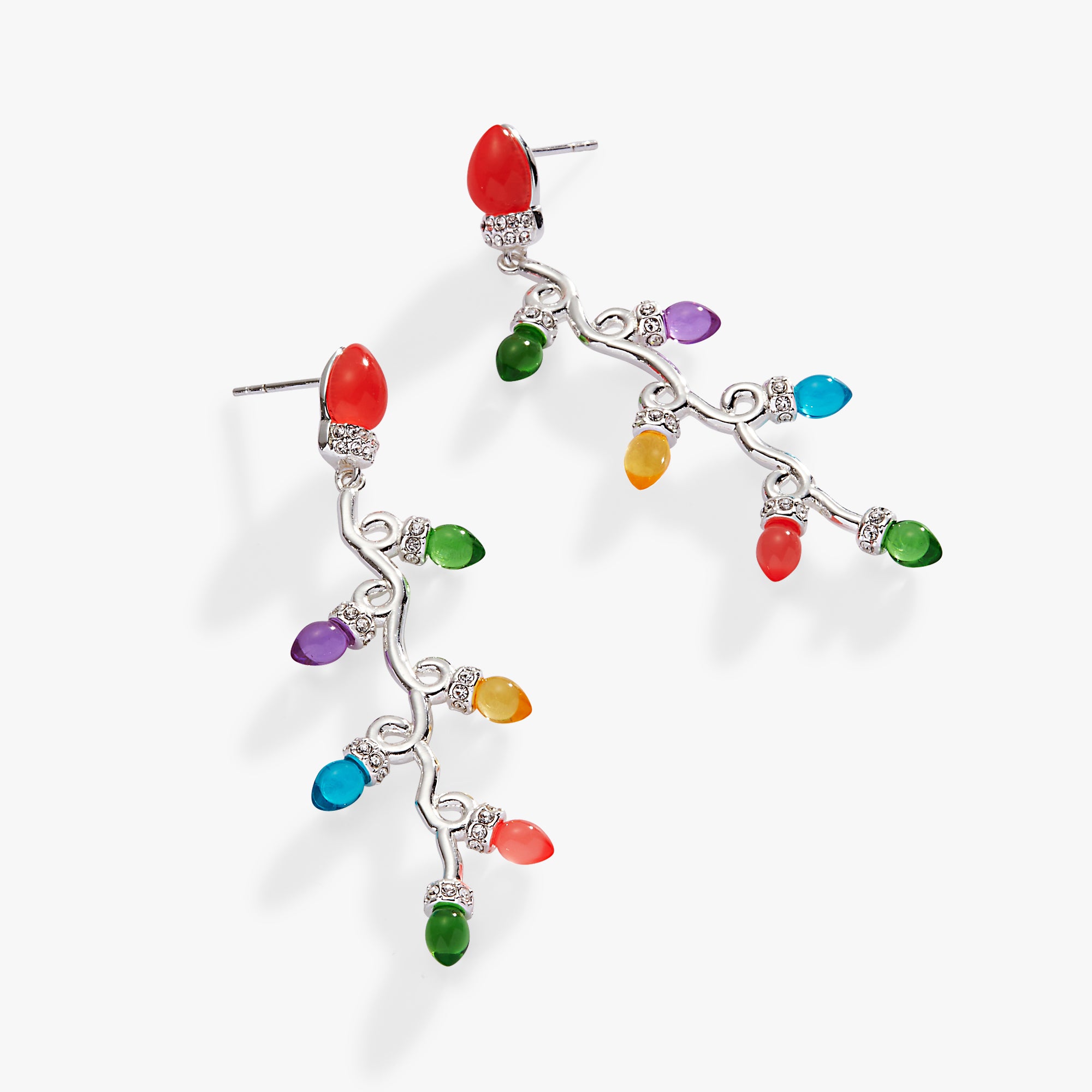 Festive Christmas Light Bulb Earrings - Holiday Party Jewelry for Women, Girls - Perfect for Xmas Gifts, Office Parties & Family Gatherings