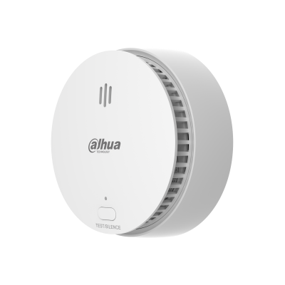 DHI HY SA21A W2(868) Wireless Smoke Detector Alarm - Battery Operated, Easy Installation for Home & Office Safety