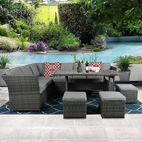 7 Pieces Furniture Set (Gray)