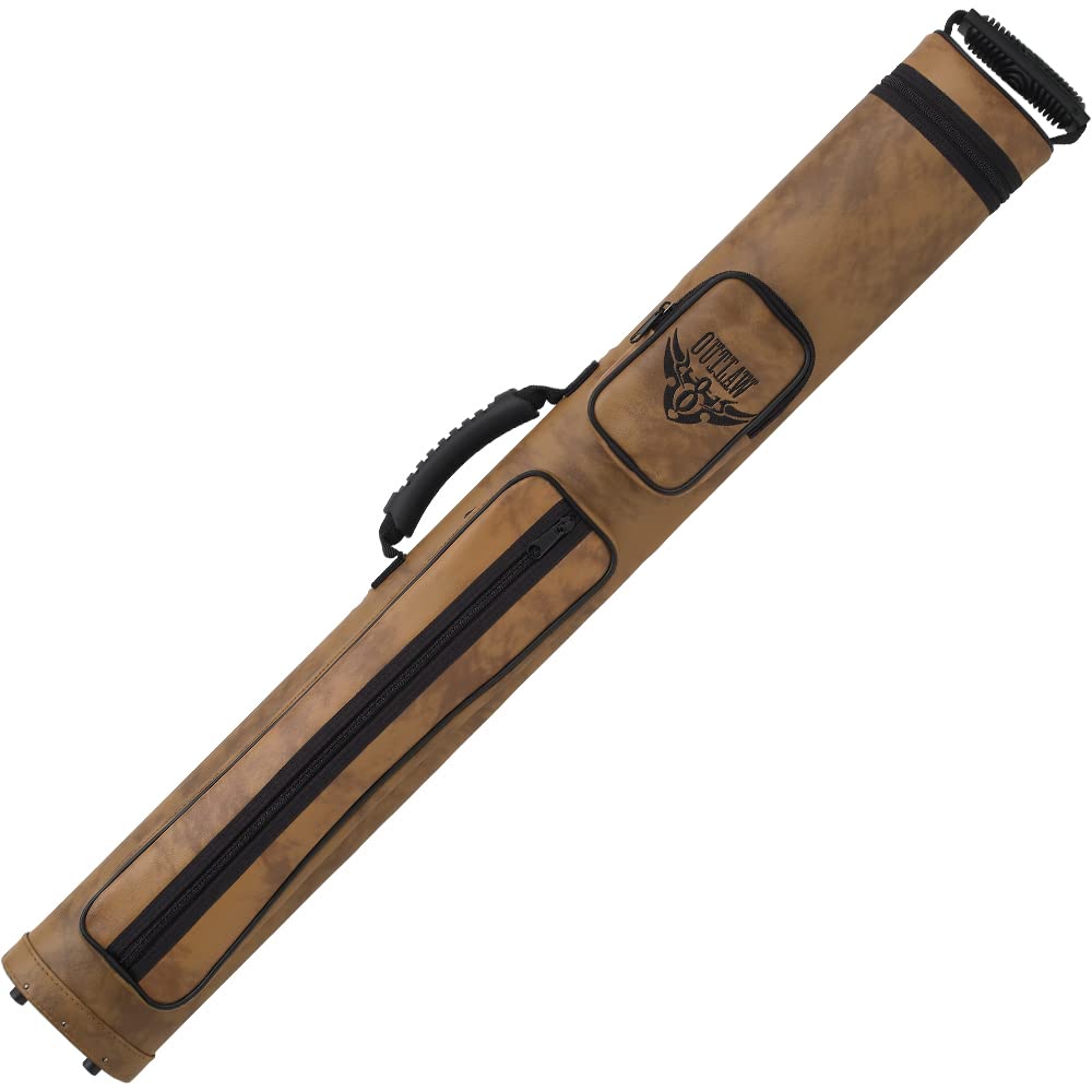 OUTLAW OLH11 1x1 Hard Pool Cue Case - Durable Billiard Cue Stick Holder for Professional & Home Use - Perfect for Pool Halls, Bars, and Game Rooms