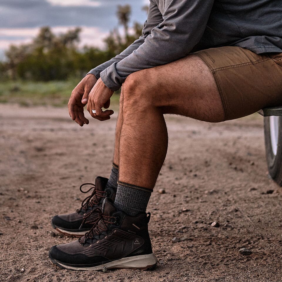 Men's TREK LITE MID Hiking Boots - Lightweight Waterproof Outdoor Shoes for Trail Running & Backpacking | Perfect for Mountain Climbing & Camping Adventures