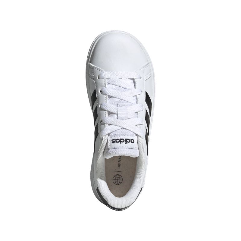 Adidas Grand Court 2.0 Kids Sneakers - Comfortable Casual Shoes for Boys & Girls - Perfect for School, Playground & Everyday Wear