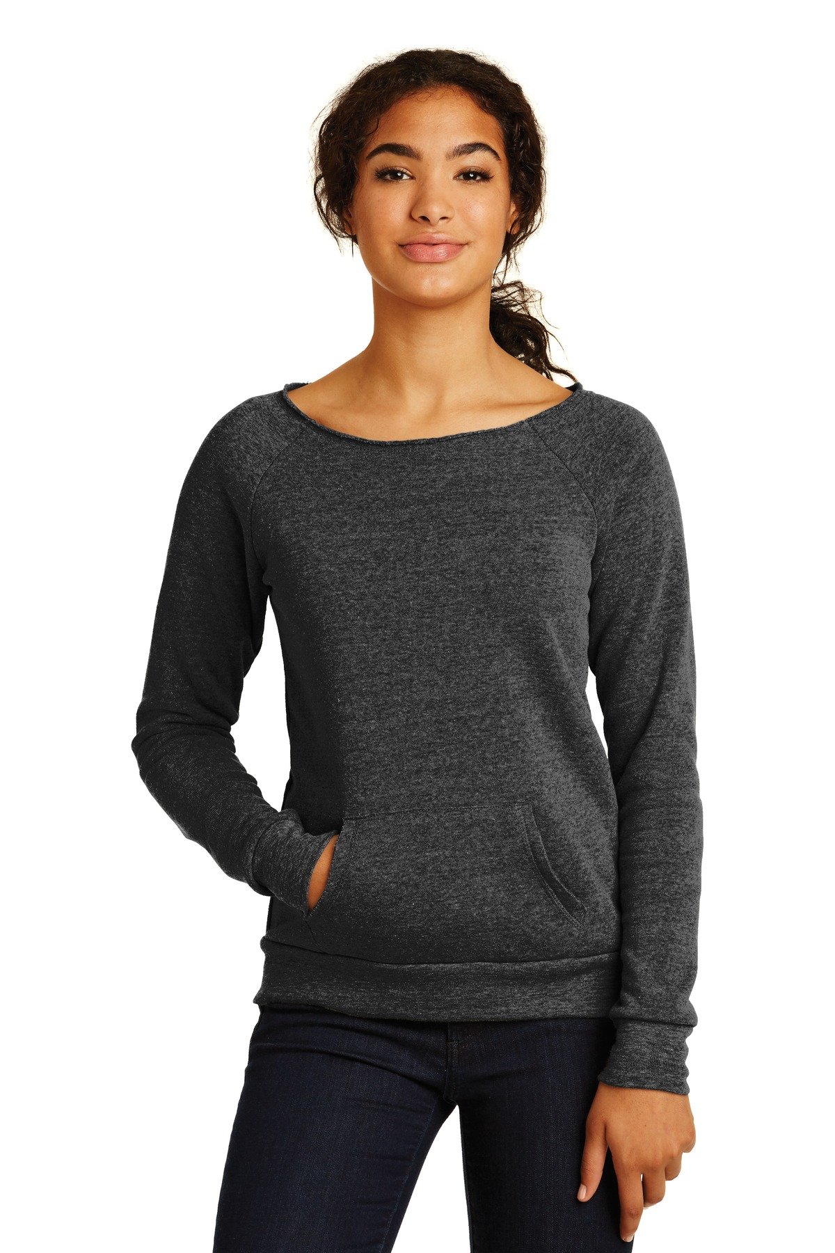 Alternative Women's Maniac Eco Fleece Sweatshirt - Soft Sustainable Pullover for Casual Wear & Outdoor Activities
