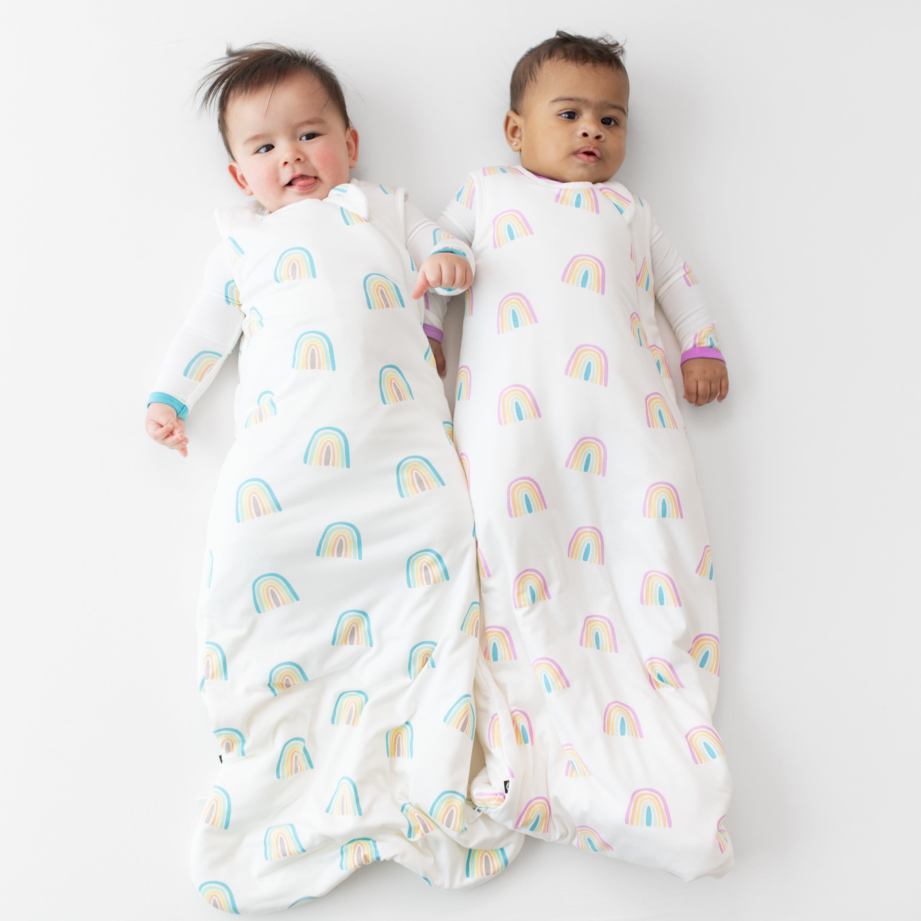 Poi Rainbow 1.0 Sleep Bag - Lightweight & Breathable Baby Sleeping Sack for Newborns & Toddlers - Perfect for Nursery, Daycare & Travel