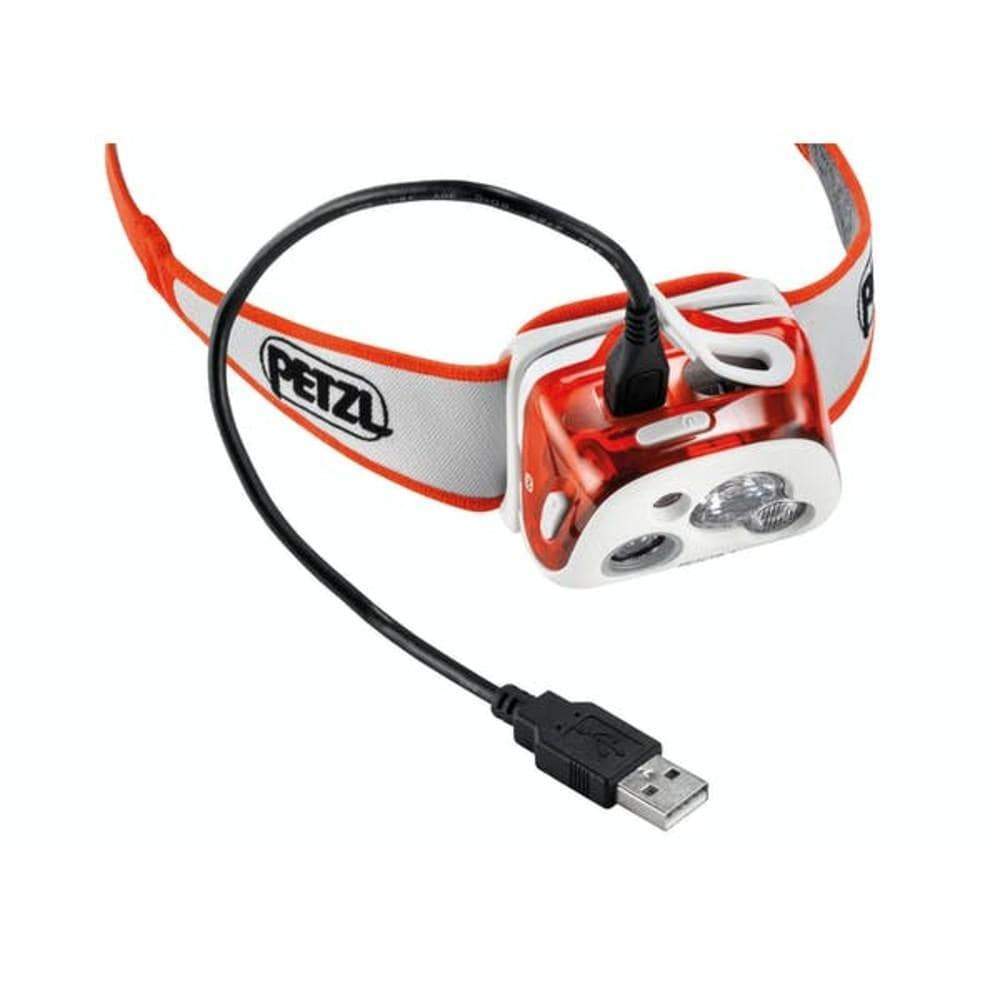 Petzl Reactik + Headlamp - Rechargeable LED Headlamp for Hiking, Camping & Running - 350 Lumens, Waterproof & Lightweight Headlight for Outdoor Adventures