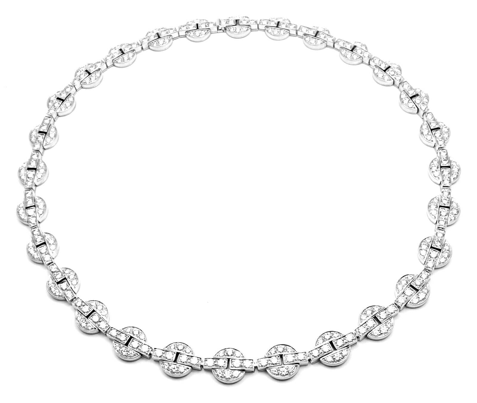 Authentic Cartier Orissa 18K White Gold Diamond Necklace with Certificate & Box - Luxury Jewelry Gift for Women, Perfect for Weddings, Anniversaries & Special Occasions