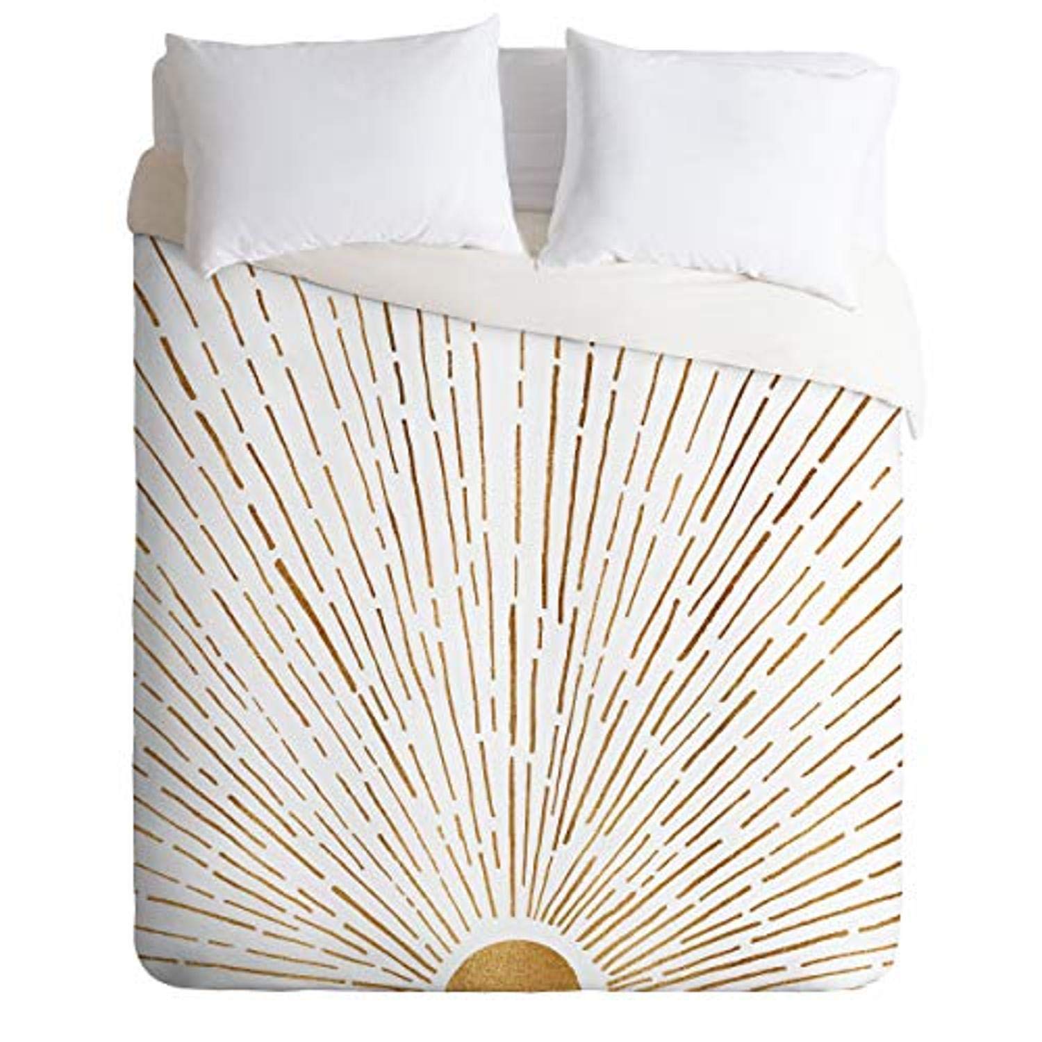 Let The Sunshine In Modern Tropical Comforter Set with Pillowcases - Twin/XL Size - Vibrant Bedding for Beach House, Boho Bedroom & Vacation Home Decor