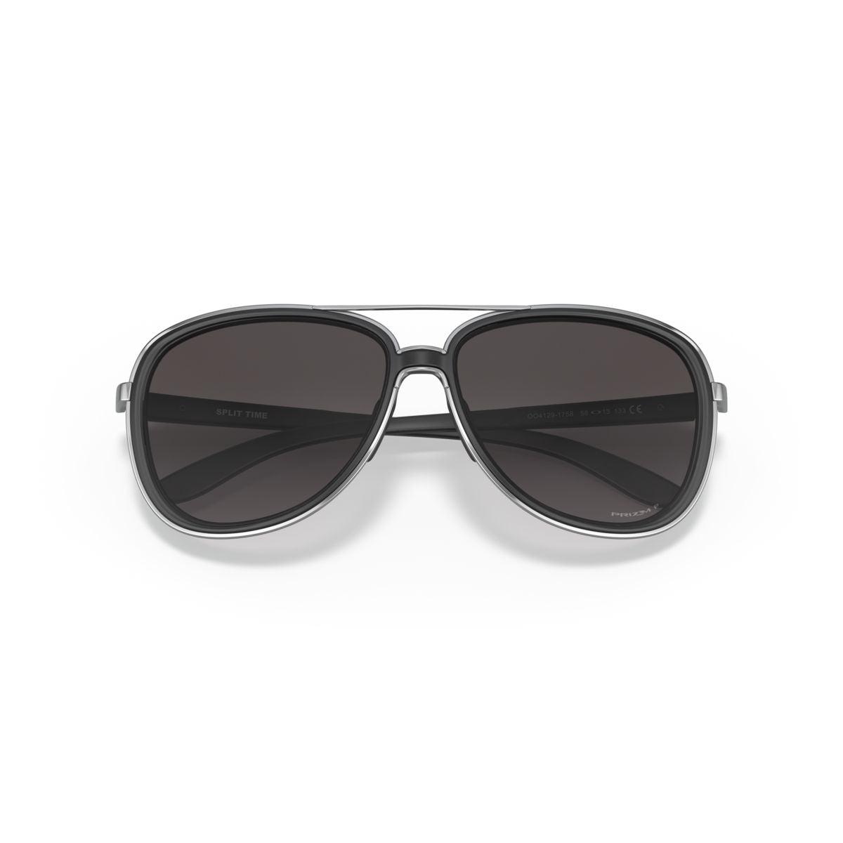 Oakley Split Time Sunglasses Velvet Black/Prizm Grey Gradient 0OO4129 412917 - Stylish UV Protection for Outdoor Sports & Driving