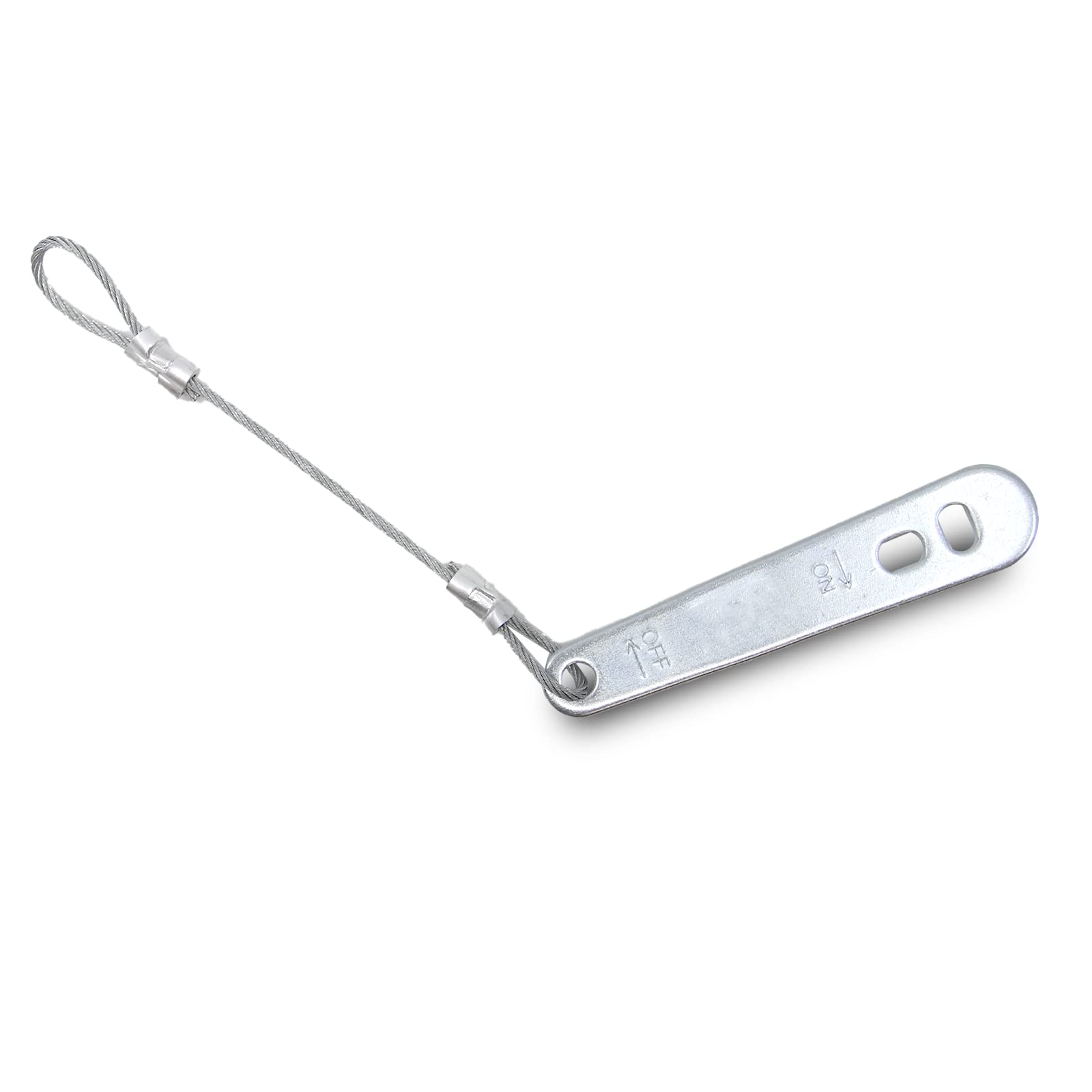 Dixie EMS 5080 Heavy Duty Metal Oxygen Tank Wrench Key with Chain - Essential Medical Equipment Tool for Emergency Oxygen Cylinders & Home Healthcare Use
