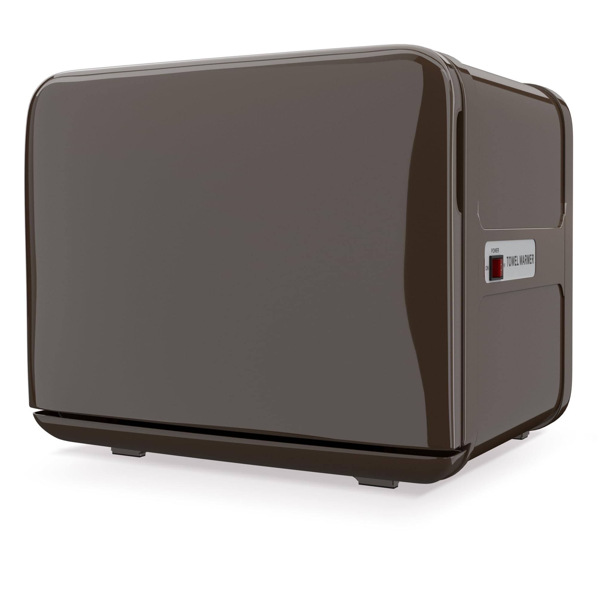 Premium 8.5L Towel Warmer Cabinet - Fast Heating All-Aluminum Liner Holds 12 Wet Facial Towels | Perfect for Spa, Salon, Hair Beauty & Home Luxury | Brown Bathroom Essential for Warm Towel Comfort
