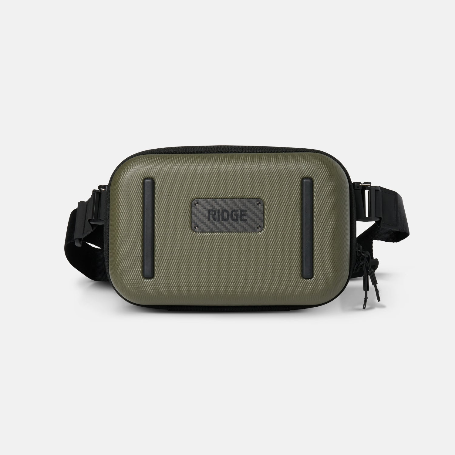 Durable Hardshell Sling Backpack - Matte Olive Green for Travel, Hiking & Everyday Use | Waterproof & Lightweight Design