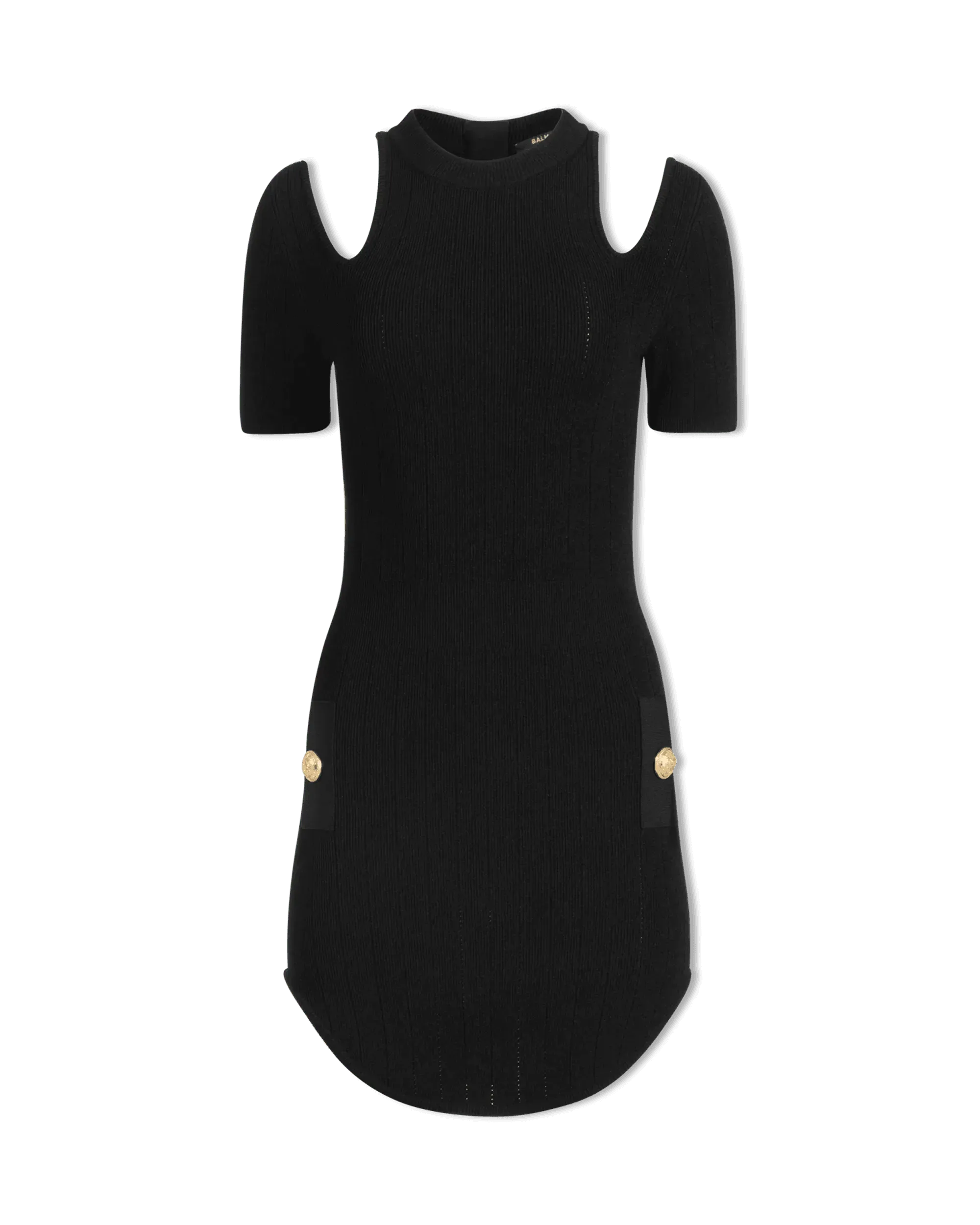 Elegant Cold Shoulder Knitted Mini Dress for Women - Sexy Off-Shoulder Party Dress, Casual Summer Outfit for Date Night & Club Wear