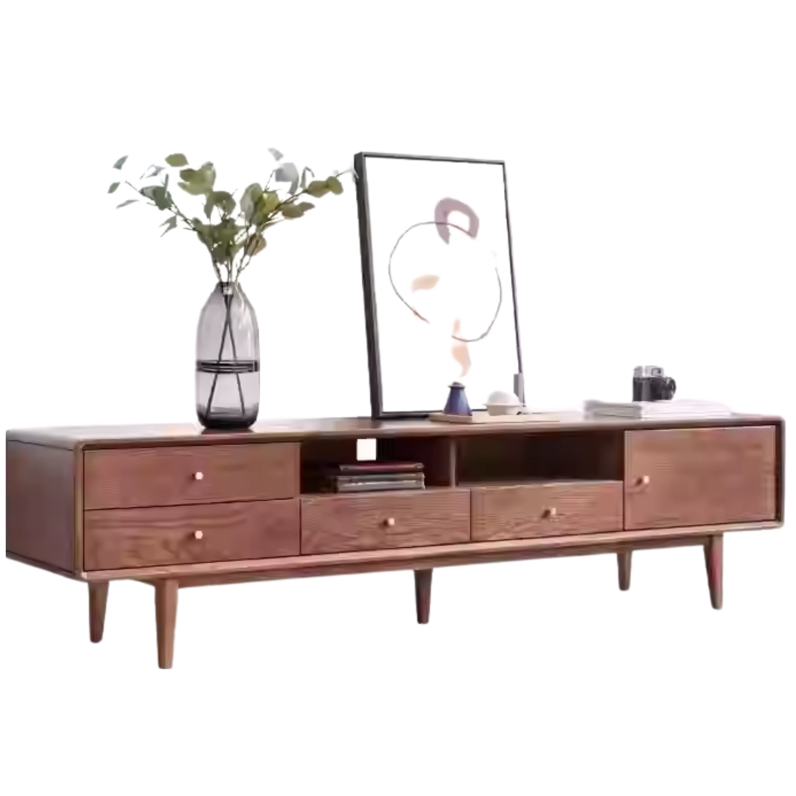 out of stock 70.8x15.7x17.7 inch / 180x40x45 cm / Walnut Color / TV Cabinet