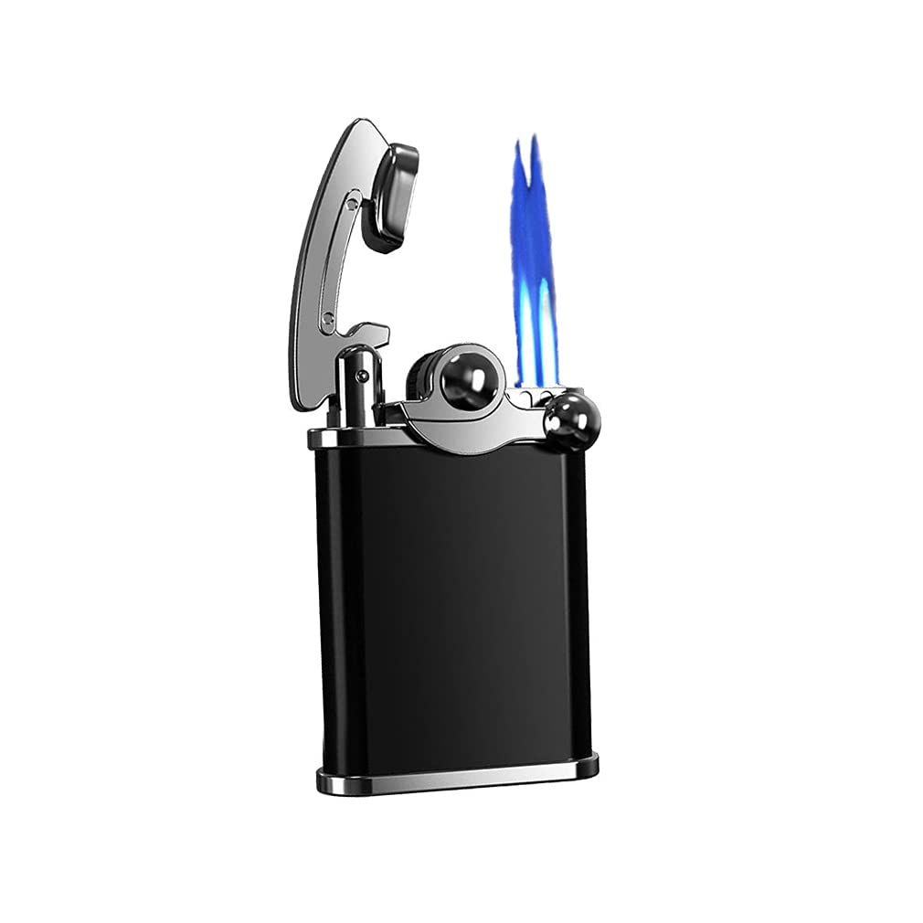 KWWA Windproof Torch Lighter - Refillable Butane Lighter for Camping, Hiking & Outdoor Adventures