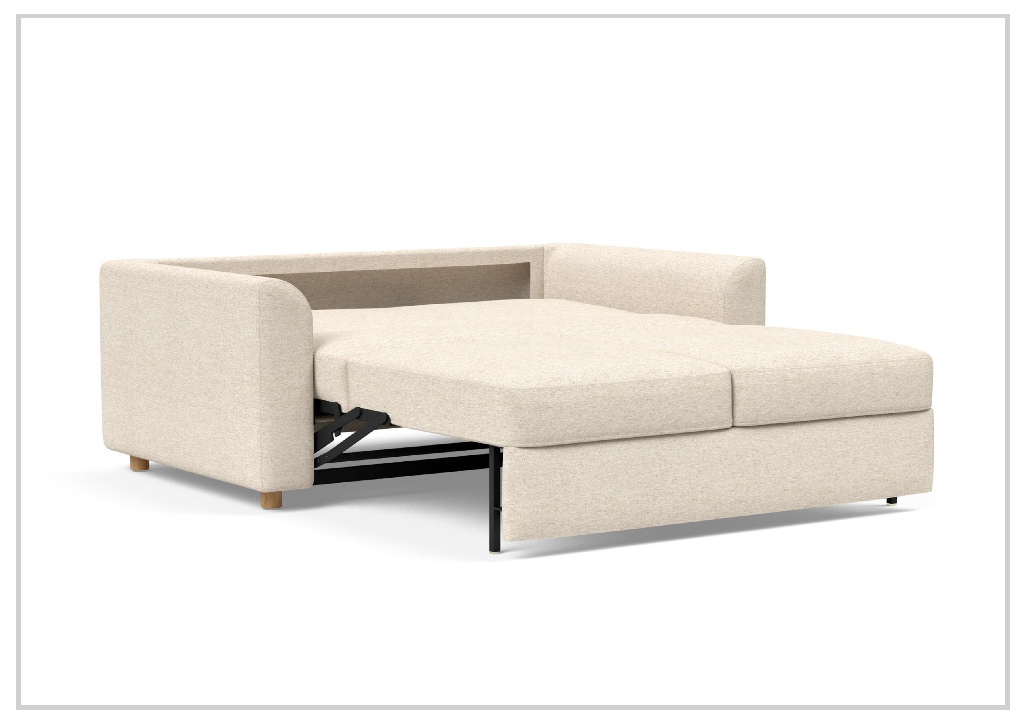 Innovation Living Neah Fabric 2-Seater Full-Size Sleeper Sofa Bed - Convertible Couch for Small Spaces, Guest Room & Apartment Living