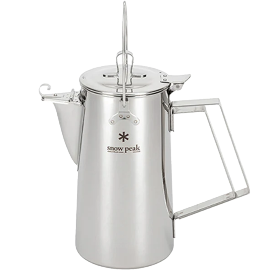 1.8L Classic Stainless Steel Tea Kettle - Fast Boiling Water Pot for Coffee, Tea & Hot Beverages - Perfect for Home, Office & Camping Use