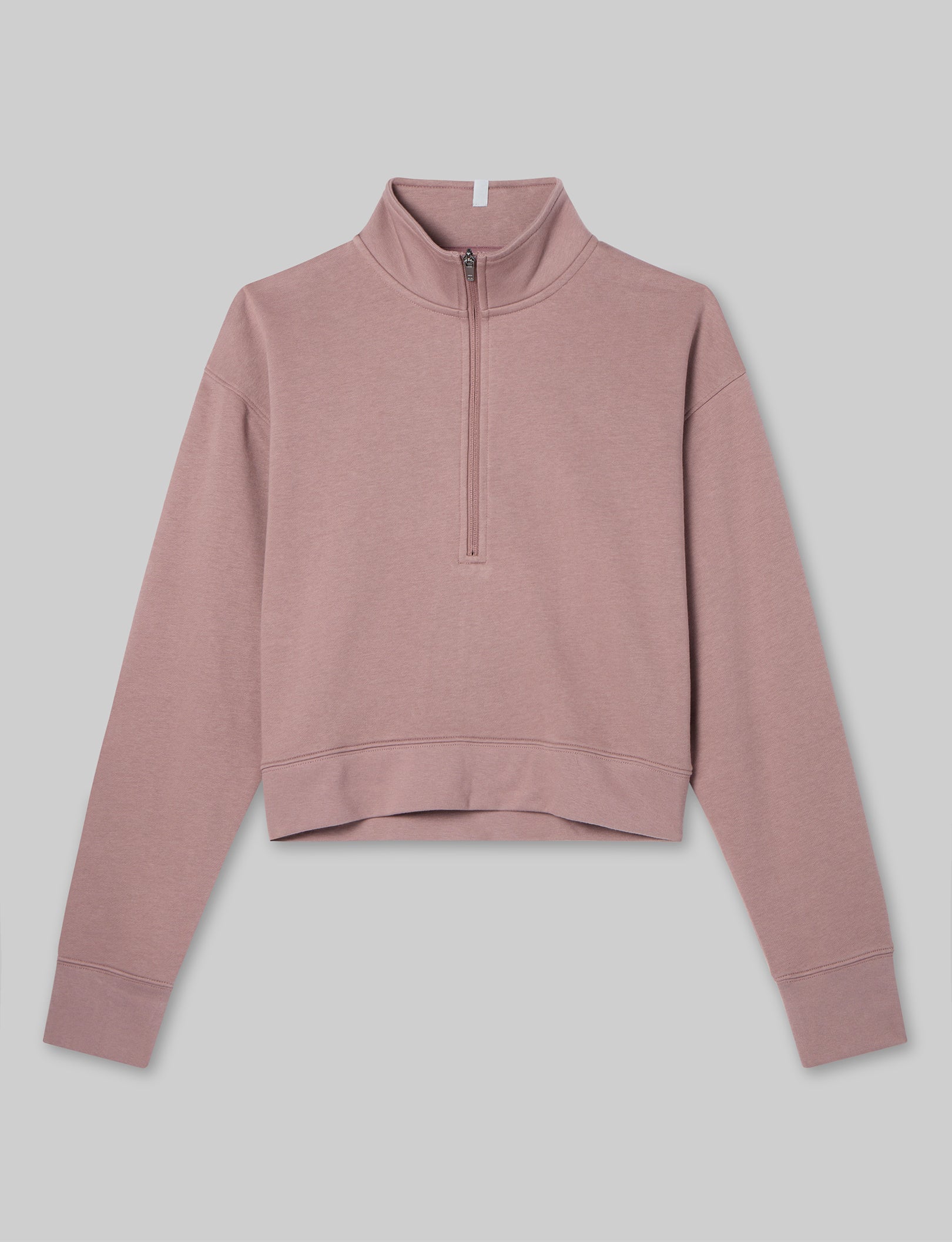 Women's French Terry Half Zip Sweatshirt - Cozy Pullover Hoodie for Casual Wear, Gym & Lounge | Soft Fleece-Lined Comfort Top for Fall & Winter