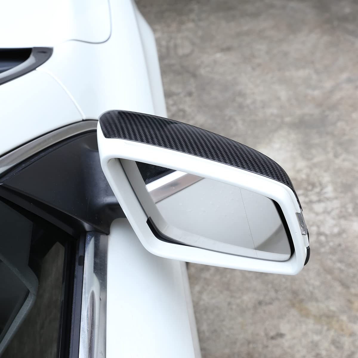 Real Carbon Fiber Mirror Caps for Mercedes C/E/A Class W204 W176 W212 GLA X156 CLA W117 CLS W218 - Side Rearview Mirror Cover Stickers & Protective Accessories - Upgrade Your Luxury Car's Style & Protection