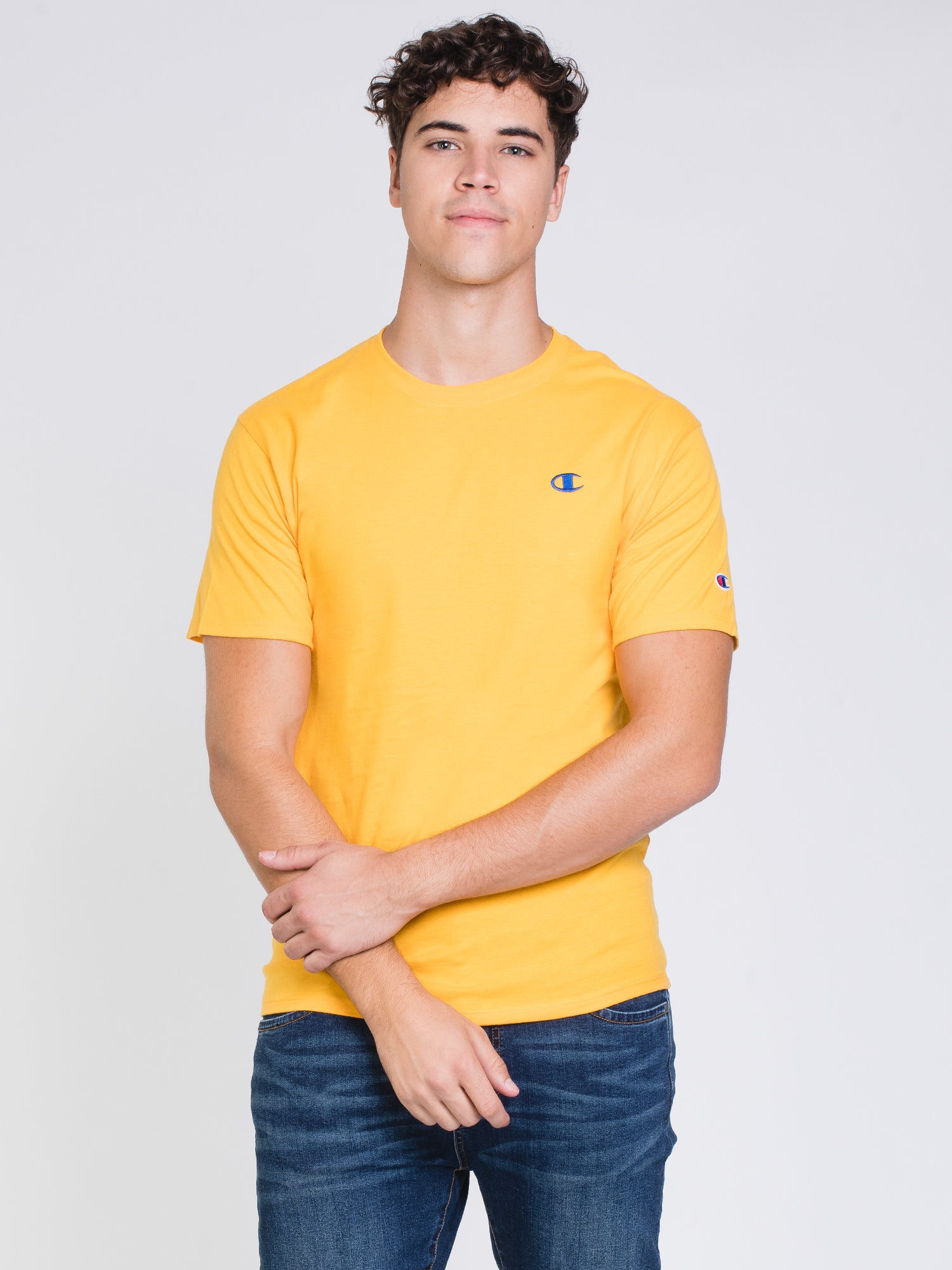 Champion Color Pop Short Sleeve T-Shirt for Men & Women - Soft Cotton Casual Tee - Perfect for Gym, Workout, and Everyday Wear - Clearance Sale