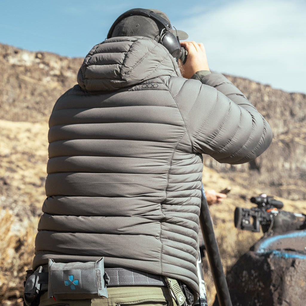 Eberlestock McCall Hooded Down Jacket - Lightweight Waterproof Winter Coat with Adjustable Hood & Waist for Men | Perfect for Hiking, Camping & Outdoor Adventures