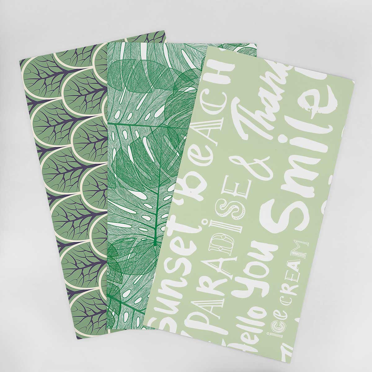 Kids Wallpaper Sample - Green & Similar Tones 003 | Nursery, Bedroom & Playroom Decor