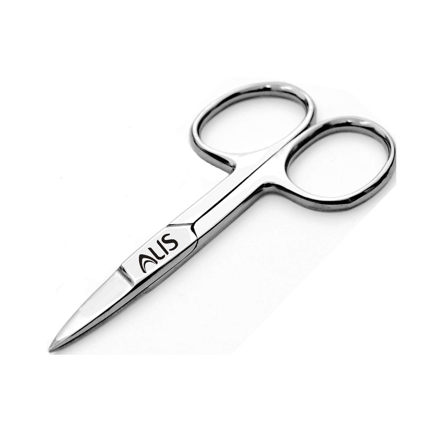 Precision Slant Tip Tweezer & Scissor Set for Moustache, Beard, Eyebrow & Nose Hair Trimming - Perfect for Upper Lip & Eyebrow Grooming at Home or Salon