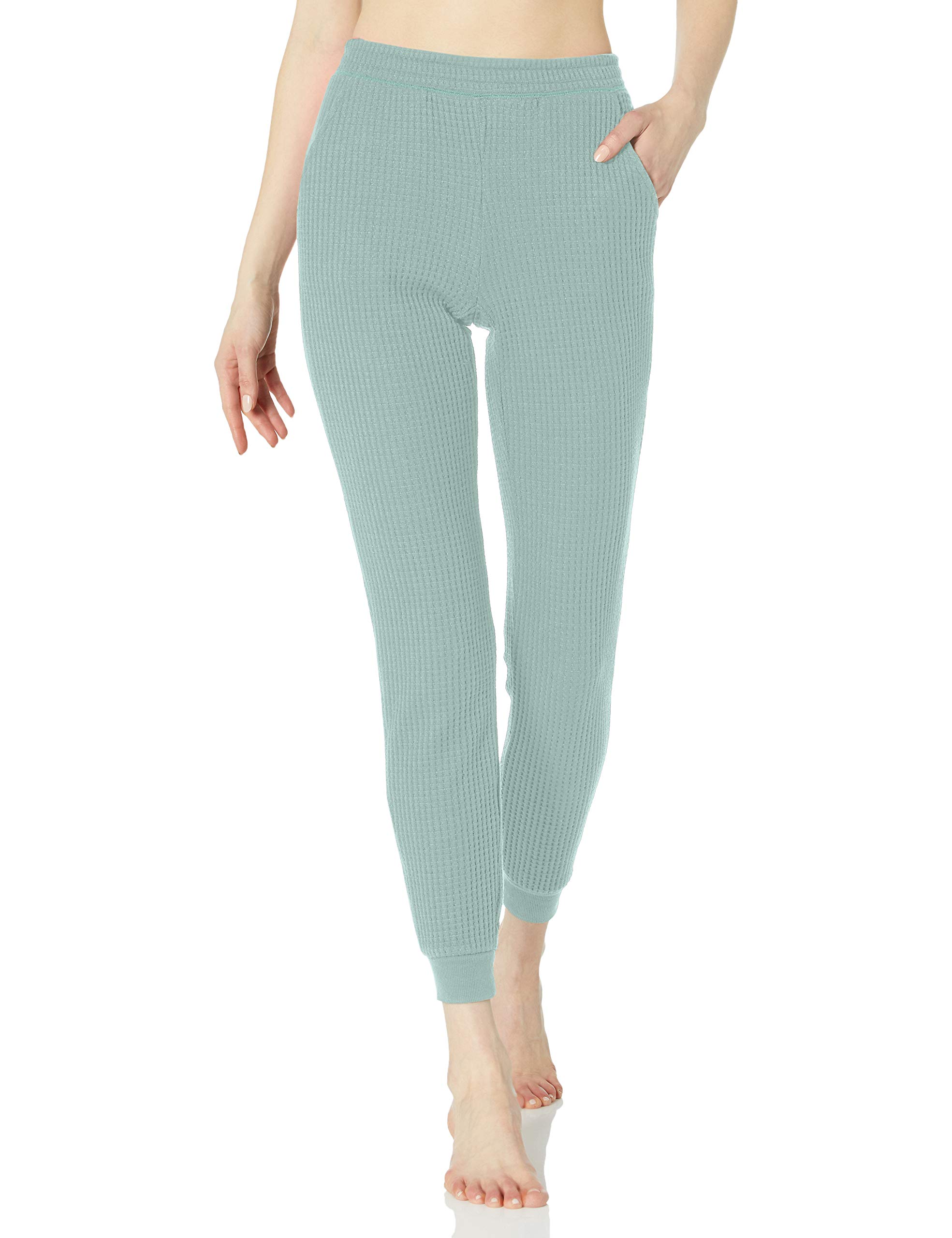 PJ Salvage Women's Loungewear Morning Waffles Banded Pant - Soft & Comfortable Sleep Pants for Relaxing at Home, Yoga, and Lounging