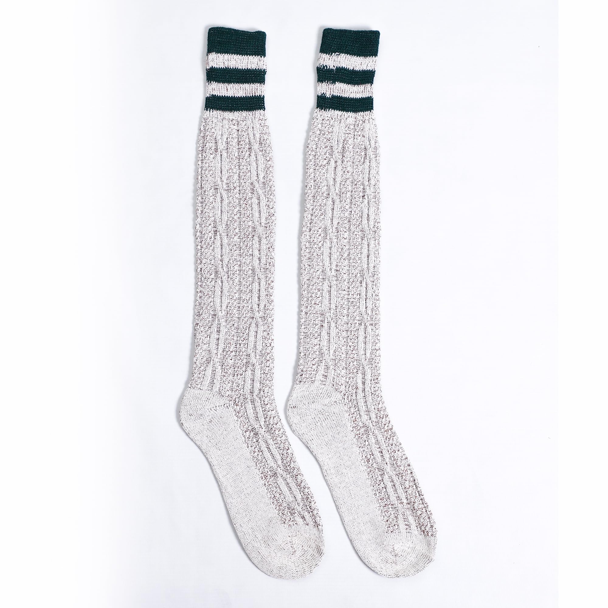 Authentic Bavarian Lederhosen Socks for Men - Premium Knee High Oktoberfest Socks - Perfect for German Beer Festivals, Costume Parties & Bavarian Traditional Outfits