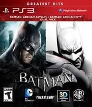 Batman: Arkham Asylum & Arkham City Dual Pack - Complete in Box (CIB) for PlayStation 3 - Action Adventure Video Game Bundle for Superhero Fans & Collectors