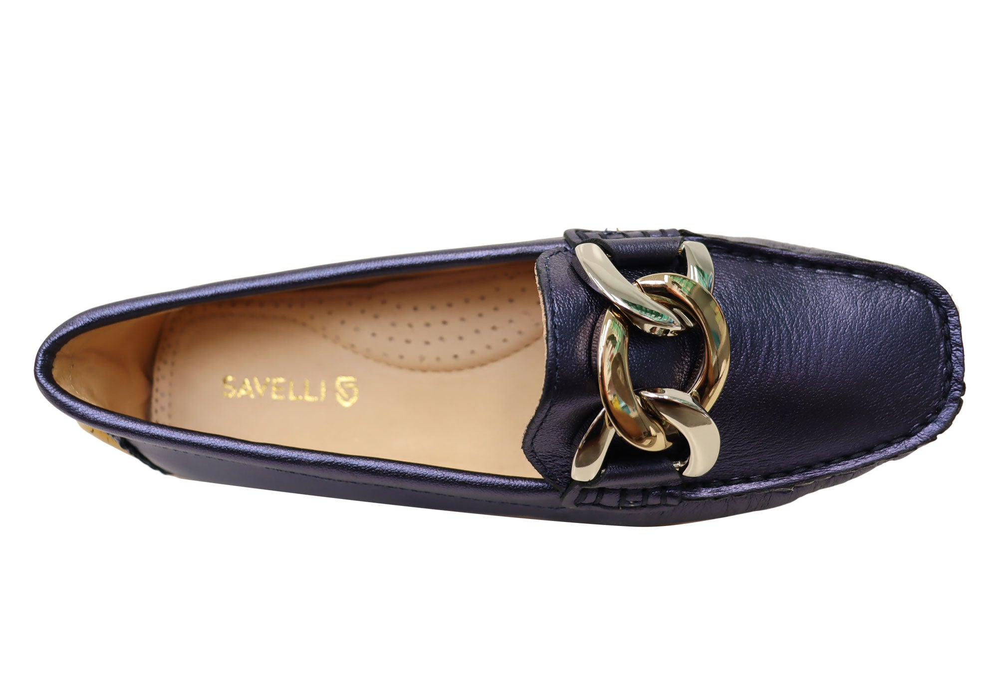 Savelli Emile Women's Comfortable Leather Loafers - Handmade in Brazil - Perfect for Work, Travel & Casual Wear