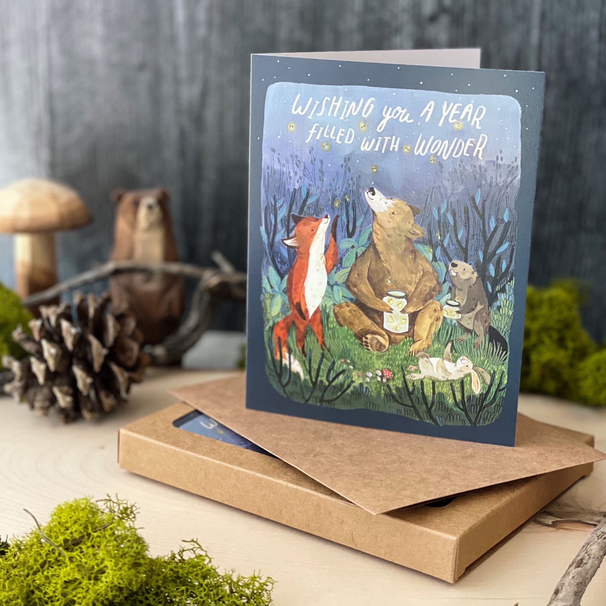 Firefly Birthday Card Set - Elegant Boxed Greeting Cards for Birthdays, Parties & Special Occasions - Perfect for Friends, Family & Loved Ones