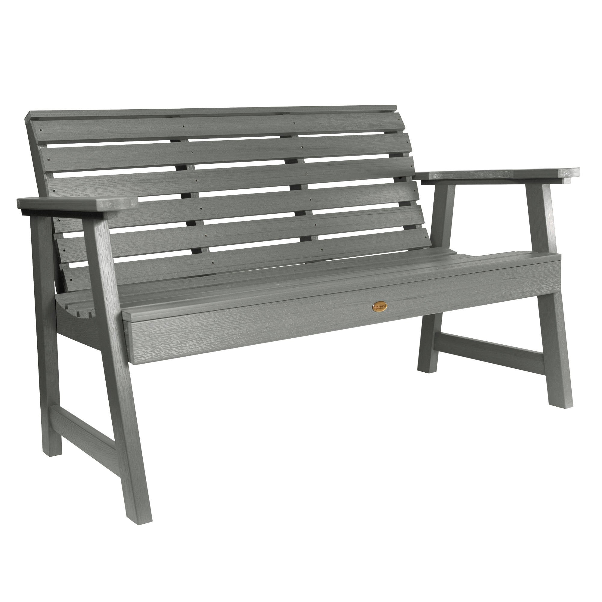 Weatherly 4ft Garden Bench - Durable Outdoor Patio Furniture for Backyard, Porch, and Garden Relaxation