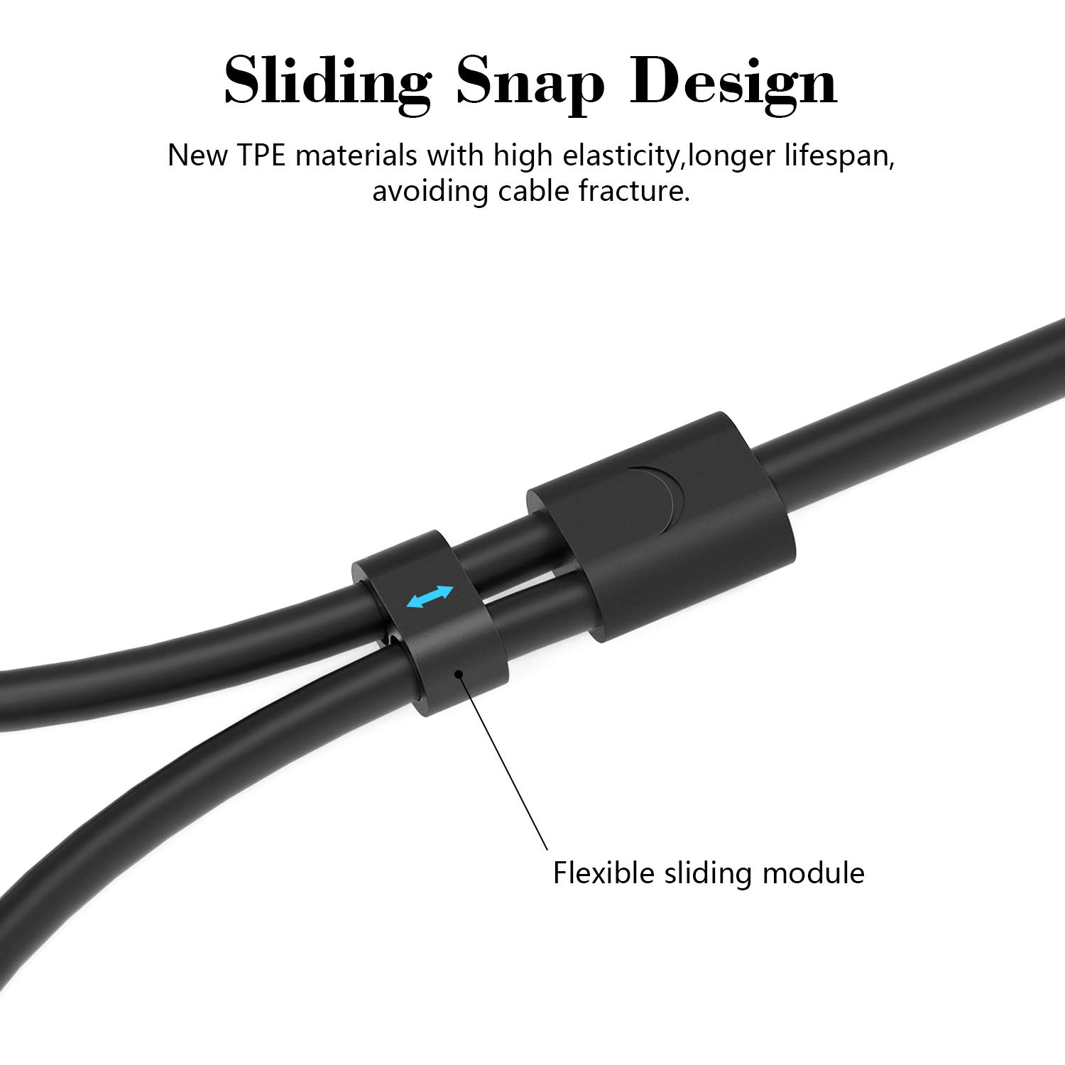 KINPS 3.5mm Headphone Splitter - Female to Dual Male Audio Y Cable for PC, Laptop, Smartphone - Connect 2 Headphones for Gaming, Music Sharing & Conference Calls (6.5ft)