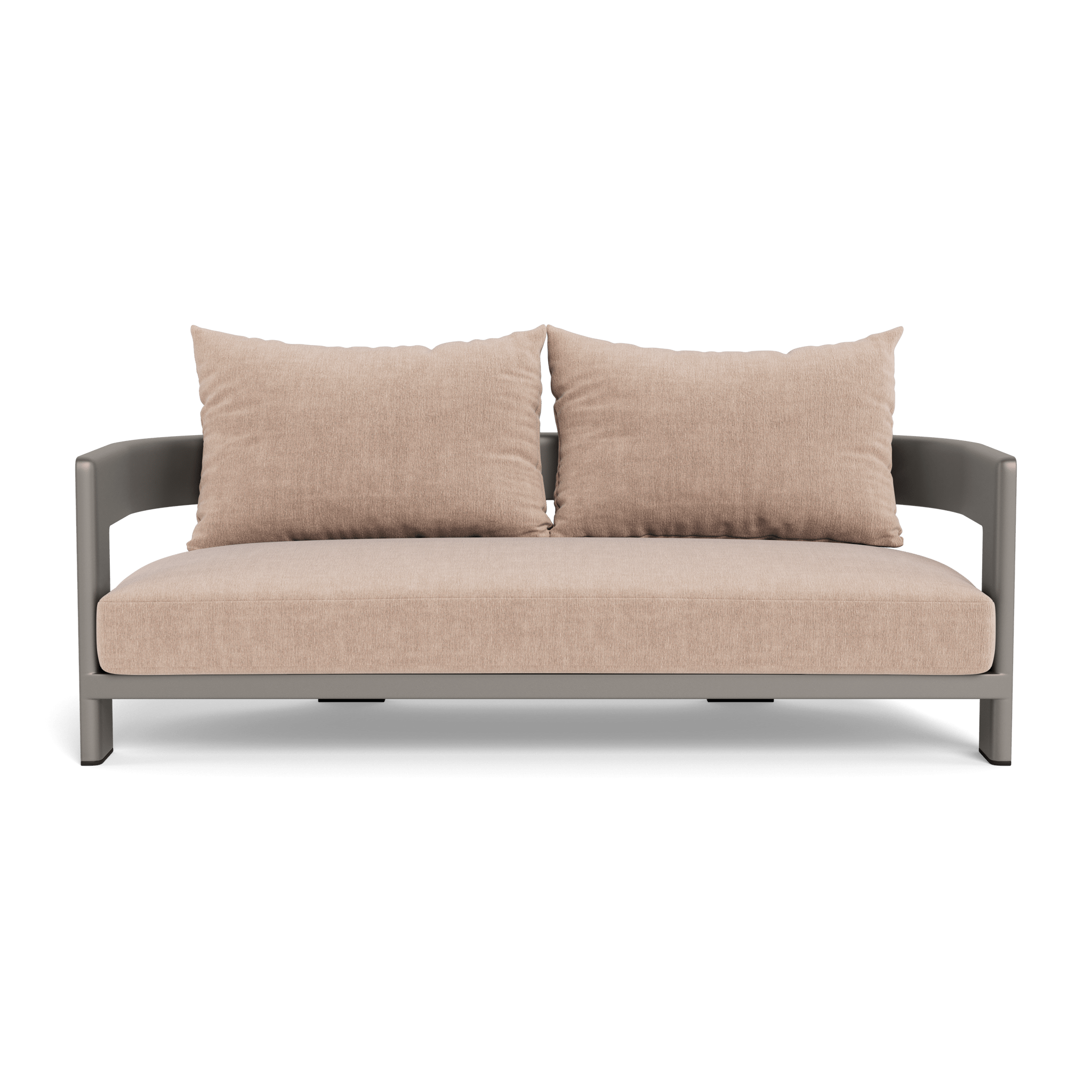 Victoria Aluminum 2-Seat Outdoor Patio Sofa - Lightweight & Weather-Resistant for Garden, Poolside, or Balcony Relaxation