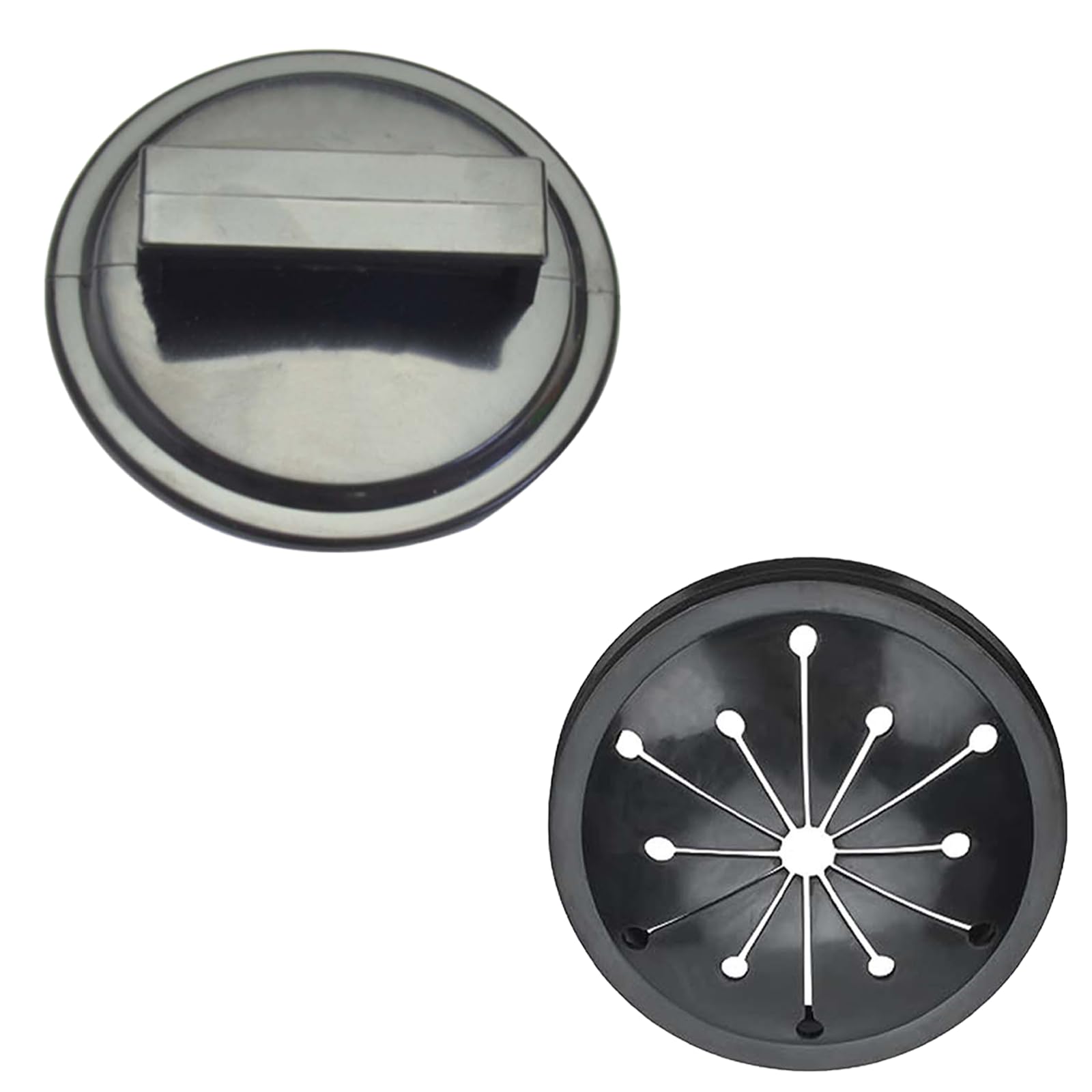 3 Inch Universal Rubber Garbage Disposal Splash Guard & Sink Stopper - Fits Whirlaway, Waste King, Sinkmaster & GE Models - Prevents Water Splashes & Food Waste for Cleaner Kitchen Sink