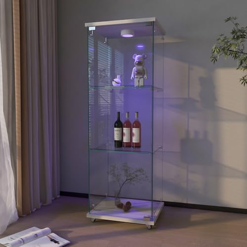 White With 3 Shelves,led 1 Door
