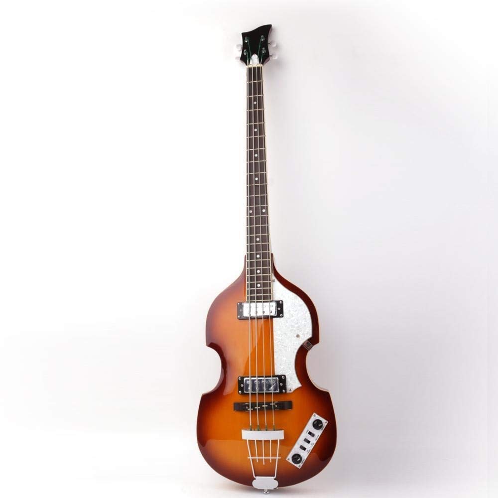 LYNLYN 4 String Electric Bass Guitar with Acoustic Steel Strings - Professional Quality for Beginners & Musicians - Perfect for Live Performances, Studio Recording & Practice